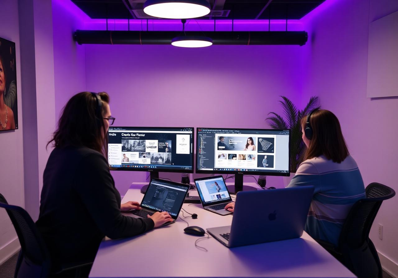 Het SiteMasters team aan het werk